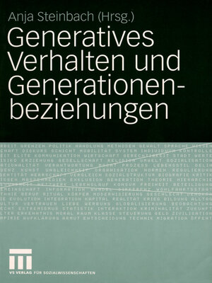 cover image of Generatives Verhalten und Generationenbeziehungen